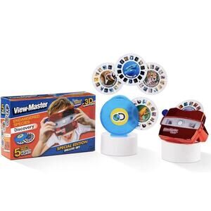 View Master Classic with Discovery Kids Reels - Metallic Viewfinder with 5 Reels